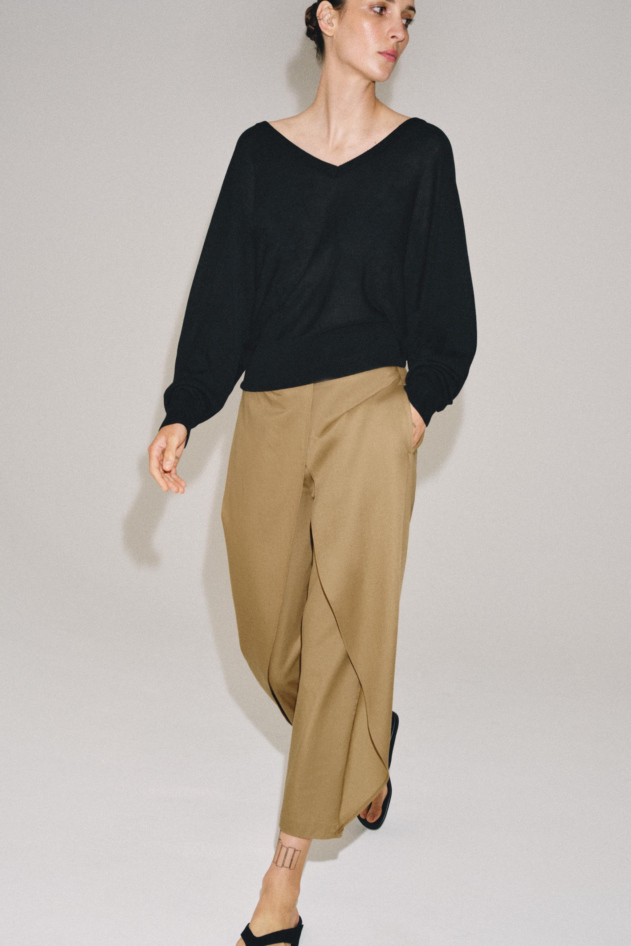 FRONT PLEATED PANTS ZW COLLECTION